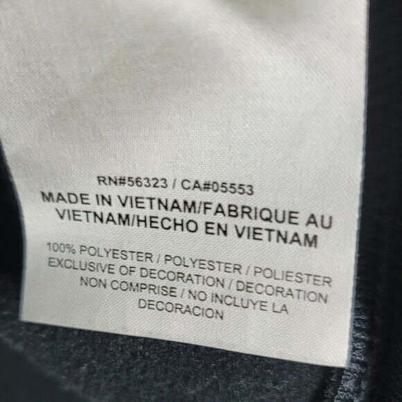 Nike Men's Black and Red Falcons Zip Hoodie - Picture 10 of 12